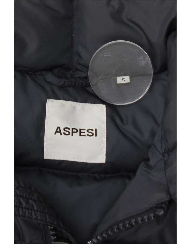 ASPESI Mens Padded Gilet UK 36 Small Navy Blue Polyester AL05 - Image 3 of 3