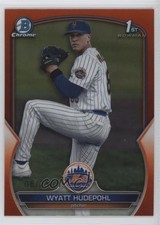 2023 Bowman Draft Chrome Orange Refractor 8/25 Wyatt Hudepohl #BDC-147 0w7f