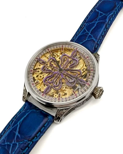 STUNNING VINTAGE 1912  PATEK PHILIPPE MOVEMENT IN A NEW CASE, FULLY SERVICED.