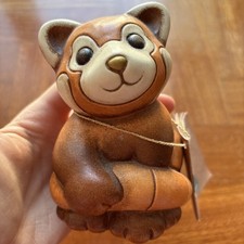 Thun Club 2014 Utenti ORO Cucciolo Di Panda Rosso Altezza 12 cm RARO