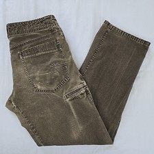 Kuhl Outkast Canvas Hiking Pants Vintage Patina Dye Brown Mens 32x32 Kanvas