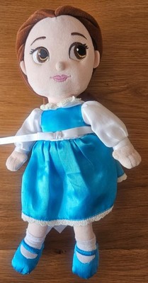 Disney Store Prinzessin Belle 13 Zoll Kleinkind Animator weicher Plüsch Kuscheltier Puppe