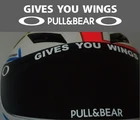 Visor Decal Sticker for Shoei Arai Helmet Gives You Wings AGV MotoGP Style