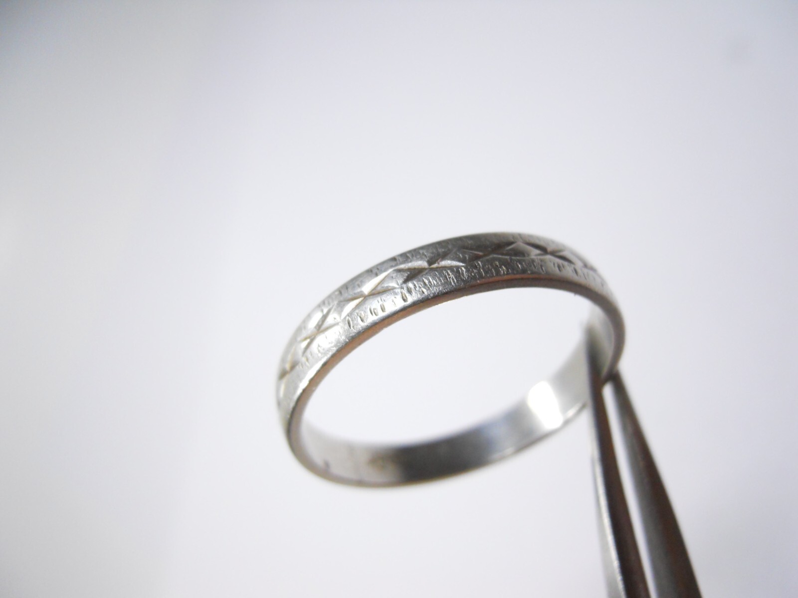 VINTAGE XXX PATTERN STACKABLE DESIGNERS STERLING … - image 10