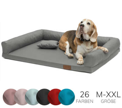 Orthopdisches Hundebett groe, mittelgroe Hunde waschbar Hundesofa  Hundekorb | eBay.de