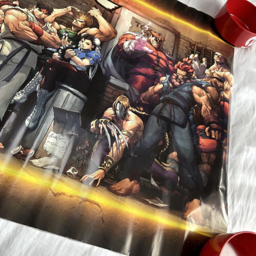 廃盤　2016年製　大判　ポスター　ストリートファイター　カプコン　USA Discontinued 2016 Large Poster Street Fighter Capcom USA | eBay