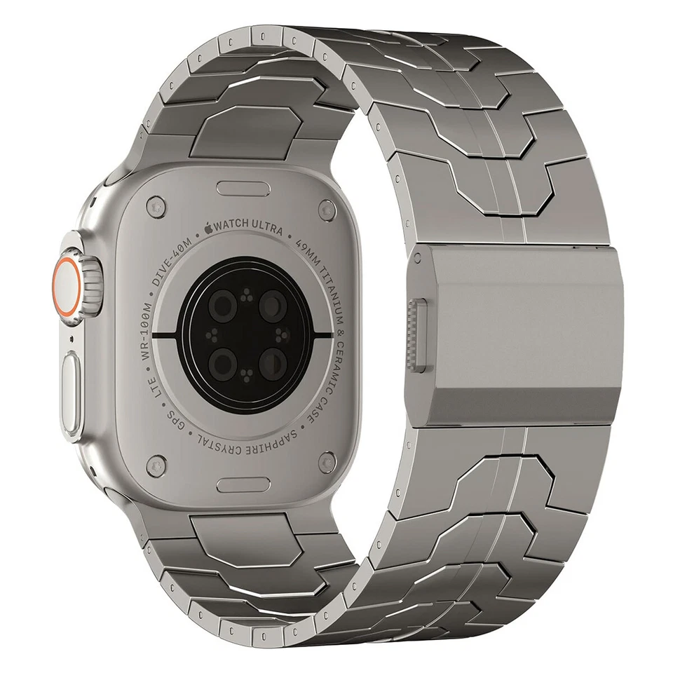 Titanium Strap for Apple Watch Ultra2 & Ultra 49mm 10 46mm 9/8/7 45mm 6/5/4 44mm - Image 2 of 4