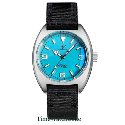 Reloj automático de buceo militar Tandorio para hombre NH35 PT5000 36 mm cristal zafiro - Imagen 22 de 26