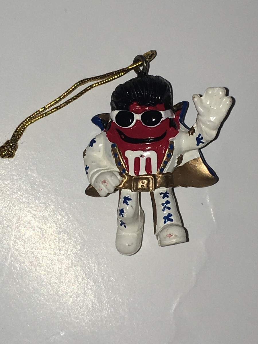 M&M'S ELVIS MINI ORNAMENTS~SET OF 5~KURT ADLER~CUTE
