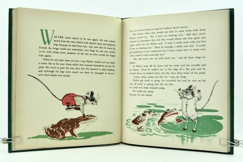 WALTER THE LAZY MOUSE Marjorie Flack 1937 Junior Books Doubleday & Co HBDJ - Imagen 9 de 11