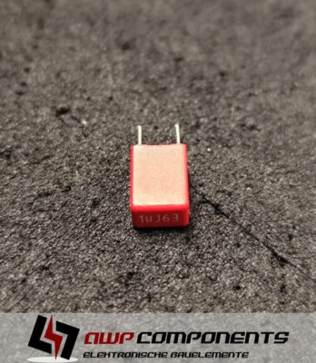 (10 Stk.) MKS2C041001F00KSSD - Folienkondensator 1uF 63V 10% RM 5mm - WIMA