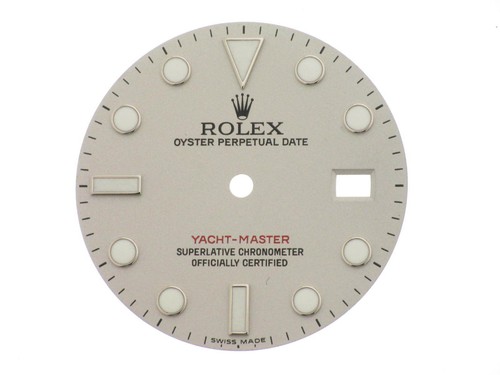 Silver Platinum Dial Green Luminova 