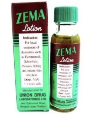 Zema Lotion Dermatitis Psoriasis Eczema - 1 bottle 