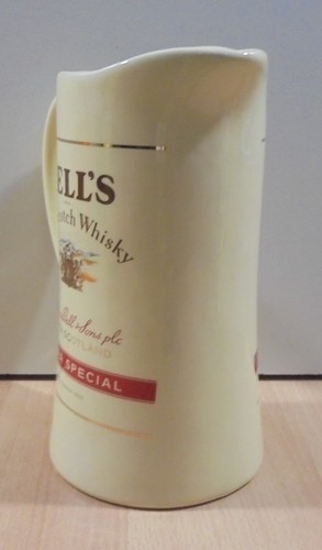 BELL'S SCOTCH WHISKY ADVERTISIGN VTG CERAMIC PITCHER / WATER JUG - Picture 5 of 12