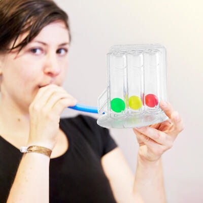 3 Balls Breathing Trainer Breathing Exercise for Lungs Improving Lung Capacity