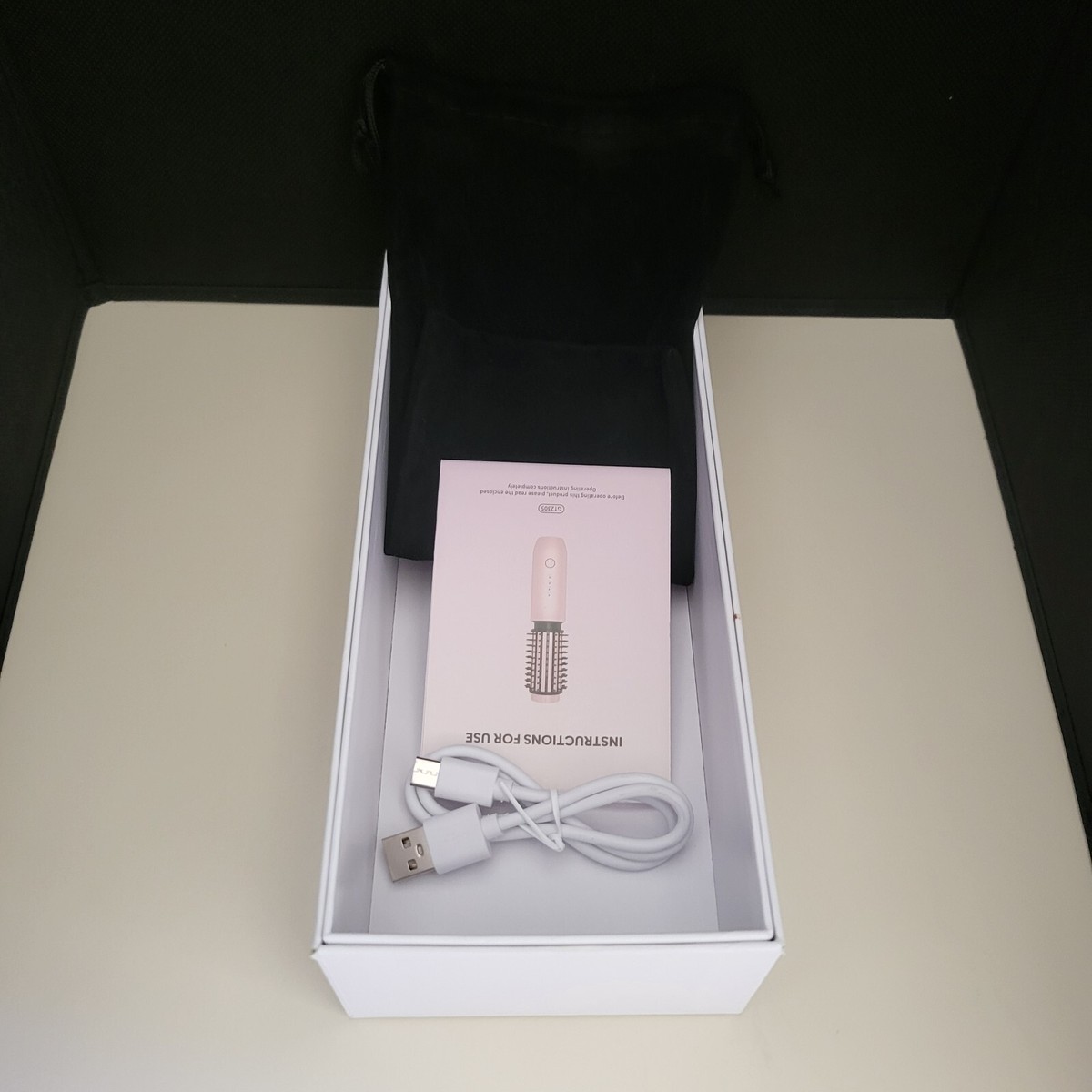 Big Wave Cordless Curling Brush, 2024 Travel Curling Iron Mini