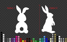 Easter Bunny Rabbit Decal Car Laptop Wall Window 2x Outdoor Vinyl Sticker