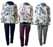 Womens Pyjamas Warm Thermal Shirt Supersoft Thick Long Sleeve Nightwear Ladies