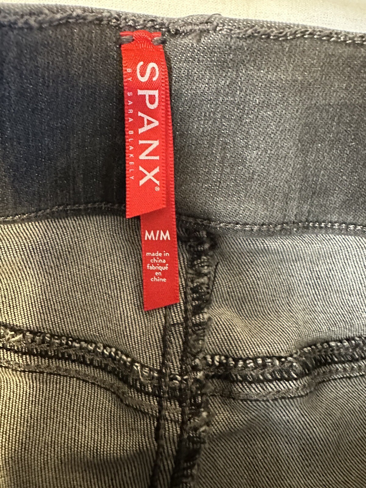 Spanx Solid Black Distressed / Destroyed Skinny L… - image 6