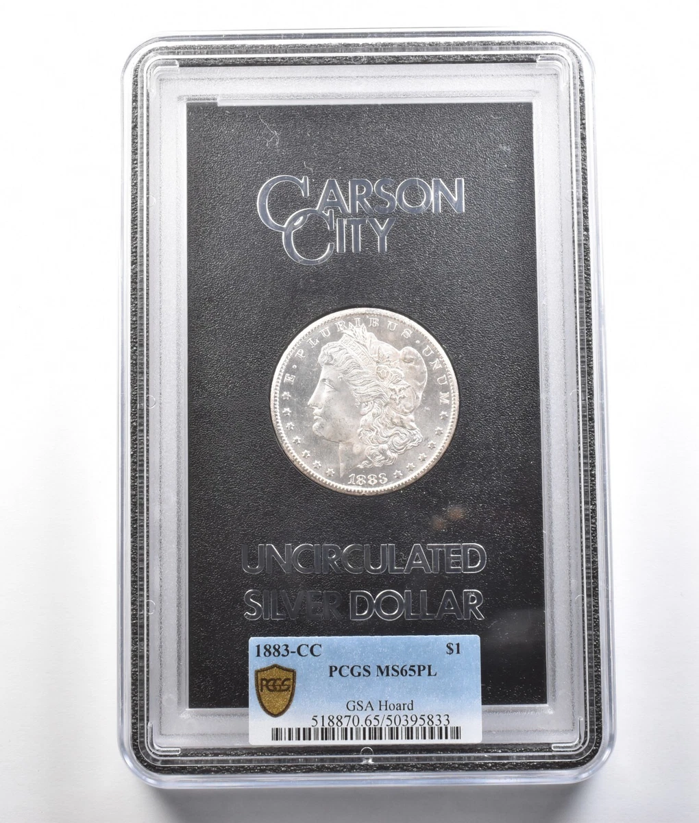 Carson City Grade MS 65 1883 Year Morgan US Dollars (1878-1921