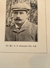 NORFOLK Notables c1893 Hon A E CASSAMAJOR COLE - Eccles Hall Near Quidenham