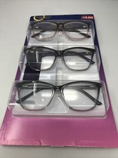 Design Optics Limited Edition Full Frame Ladies Reading Glasses- 3 PACK 3.00 
