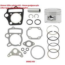 54MM 14MM Piston Rings Kit  125CC 138CC 1P54FMI Lifan ZongShen TOP END