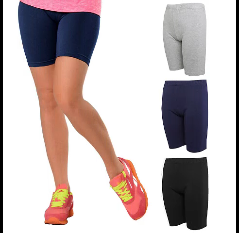 Pack Of 2 Girls Cycling Kids Shorts Stretchy Game School Sports Dance 3-16 Years - Video 1 of 1