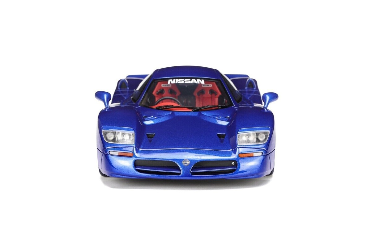 1/18 Nissan R390 GT1 Road Car 1997 Blue Resin Model Car by 1/18 Nissan R390 GT1 Road Car 1997 Blue Resin Model Car by
