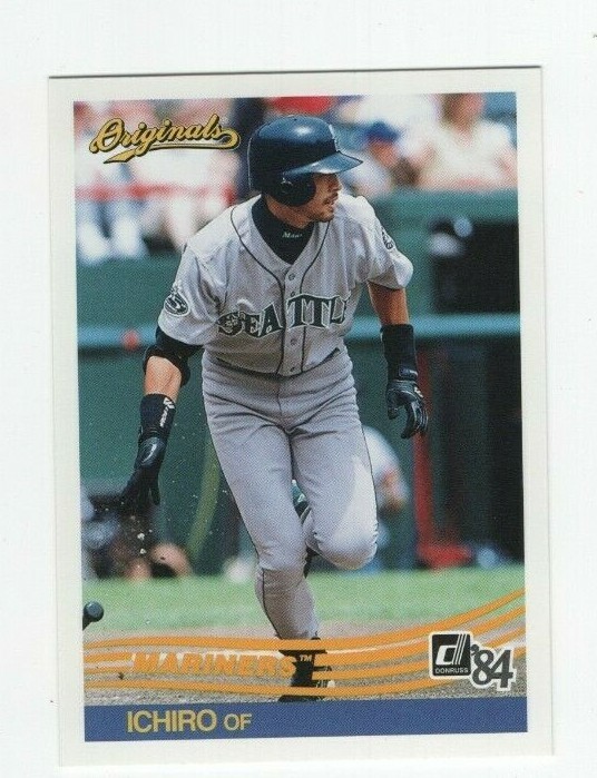 TOPPS DONRUSS Baseball MLB Ichiro イチロー① 2002 Donruss Originals Baseball RETRO '84 ICHIRO SEATTLE