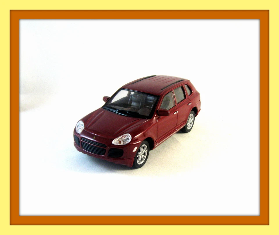 PORSCHE CAYENNE TURBO ,BORDEAUX WELLY 1/32 DIECAST CAR COLLECTORS MODEL , NEW - Image 4 of 4