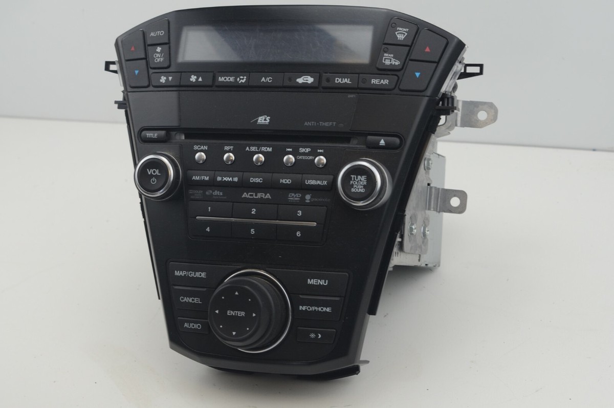 ✓ 10 -13 ACURA MDX RADIO CD PLAYER DISK CHANGER CLIMATE CONTROL