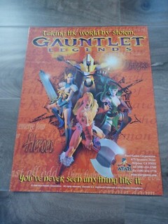 Gauntlet Legends Atari Video Arcade Brochure