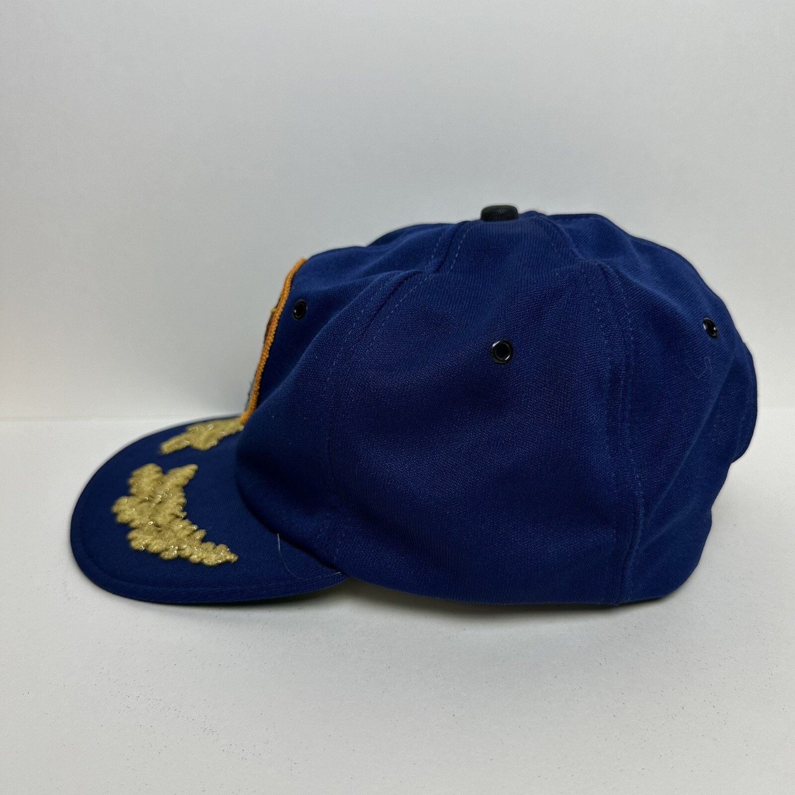 Vintage Apollo 2 Eagle Patch Hat Embroidered Gold… - image 4