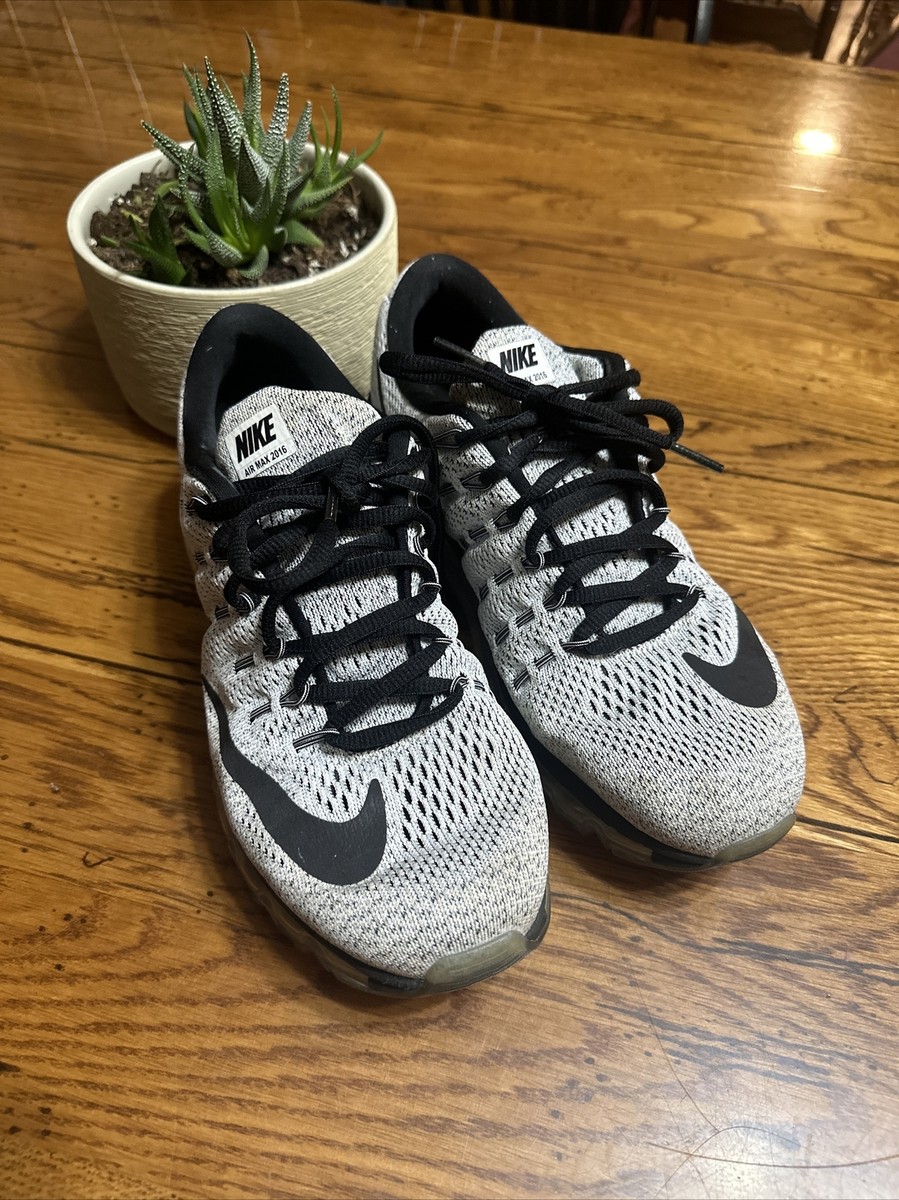 Nike Air Max 2016 Shoes Mens 11.5 Oreo Gray Black White Athletic Sneakers s-l400.jpg main image 4