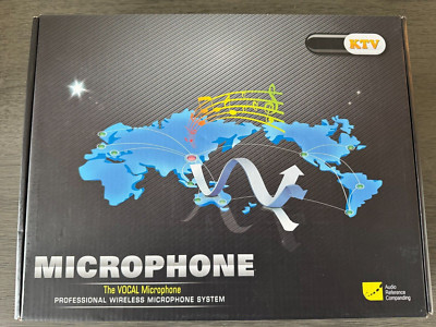 New KTV The Vocal Microphone Professional Wireless Microphone System