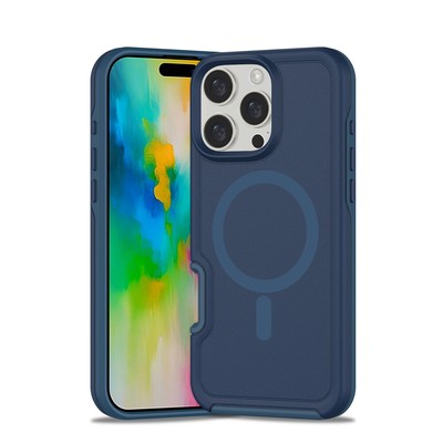 For iphone 16 15 14 Pro Max 13 12 Pro Heavy Duty Shockproof Magnetic Phone Case