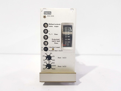 BENDER IRDH 1025 MYX INSULATION MONITORING DEVICE B914583