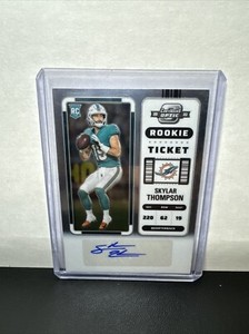 2022 Panini Contenders Optic - Rookie Ticket Autographs #196 Skylar Thompson...