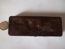 étui lunette Allemande terrain Normandie fouille restant d'écriture du soldat