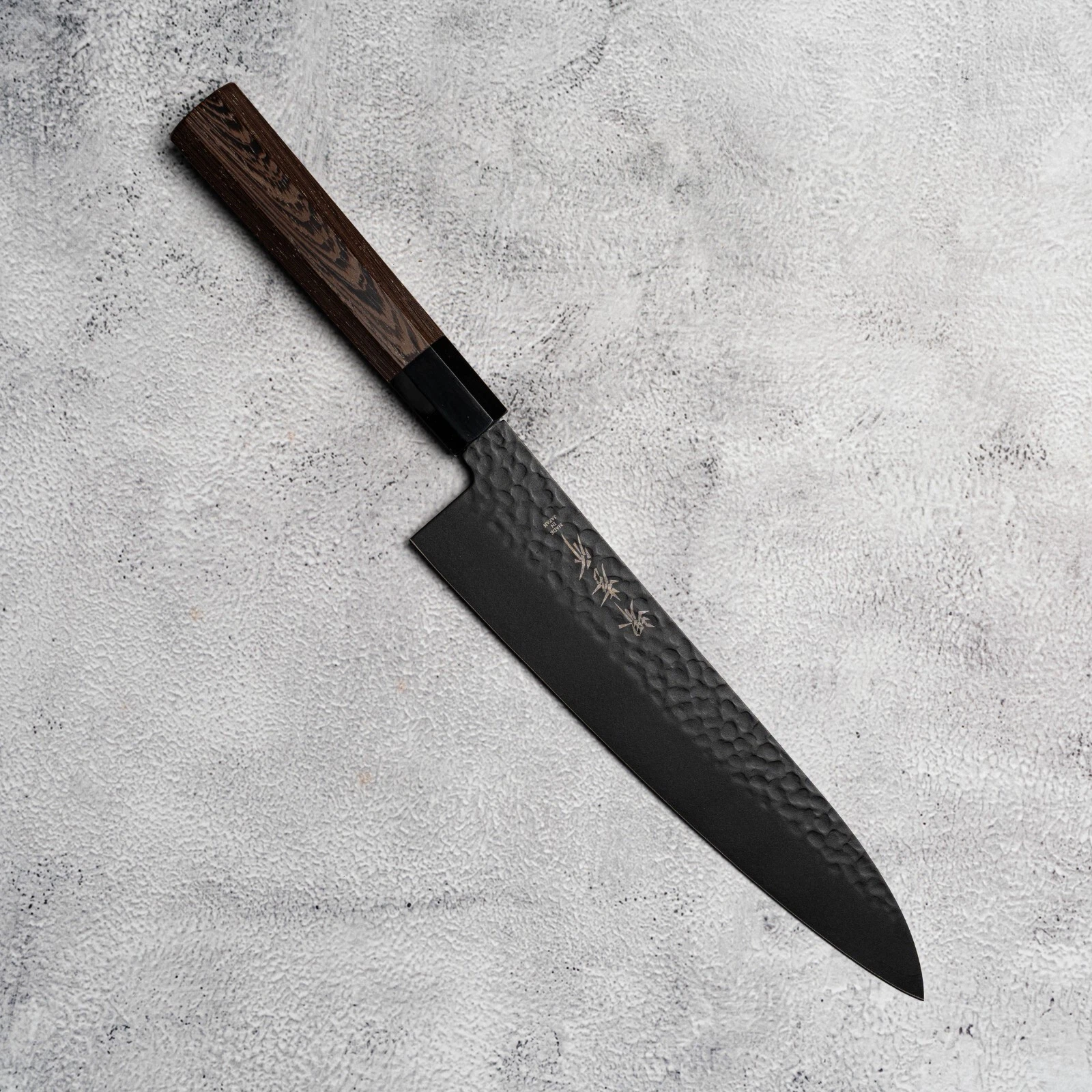 Sakai Takayuki Gyuto 240mm Kurokage VG10 Hammered Japanese Chef Knife AU Teflon