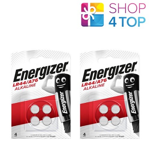 8 ENERGIZER ALKALINE LR44 A76 BATTERIEN 4BL 1,5V EXP 2026 NEU - Bild 1 von 1