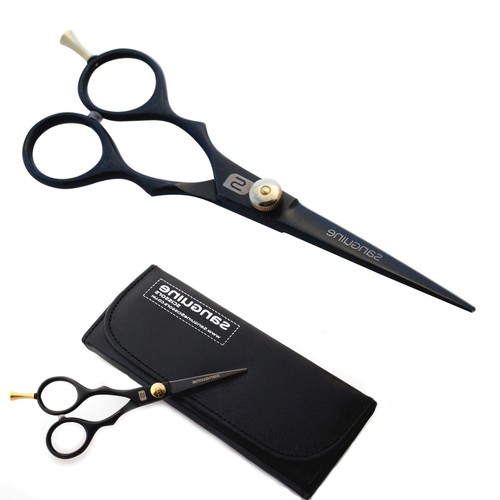 Professional Left Handed Scissors Left hand Hair Scissors Barber Shears + Case - Picture 1 of 3