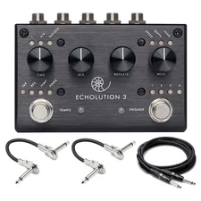 New Pigtronix Echolution 3 Stereo Multi-Tap Delay Guitar Effects Pedal