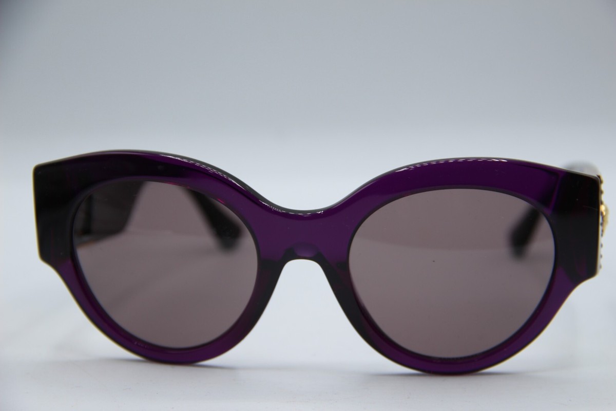 NEW VERSACE MOD 4438-B 5384/7N PURPLE BLACK GOLD AUTHENTIC