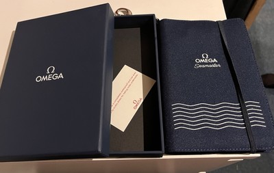 Rare Omega Seamaster Divers Waterproof Notebook & Pencil - Collectible 