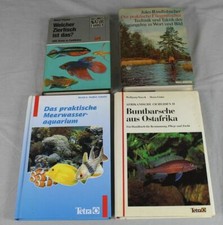 4 Bücher: Meerwasseraquarium/Zierfische/Buntbarsche + Fliegenfischen Technik /12