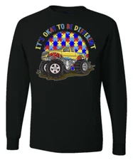 Its Okay to Be Different | Truck Autism Awarness Mens Long Sleeve Shirt