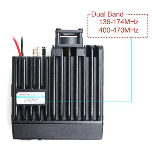 Baojie BJ-218 radioamatore mobile dual band 25 W CTCSS radio bidirezionale walkie talkie - Foto 6 di 10