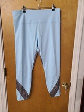 Soulgani Active California Love Twin Soul Leggings Powder Blue, XL NEW